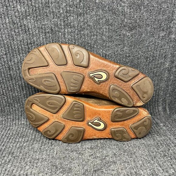 Olukai‎ Moloa Brown Slip On Boat Shoes Loafer Leather Mens Size 8.5 main image 7